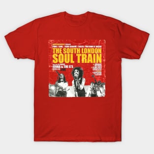 POSTER TOUR - SOUL TRAIN THE SOUTH LONDON 4 T-Shirt